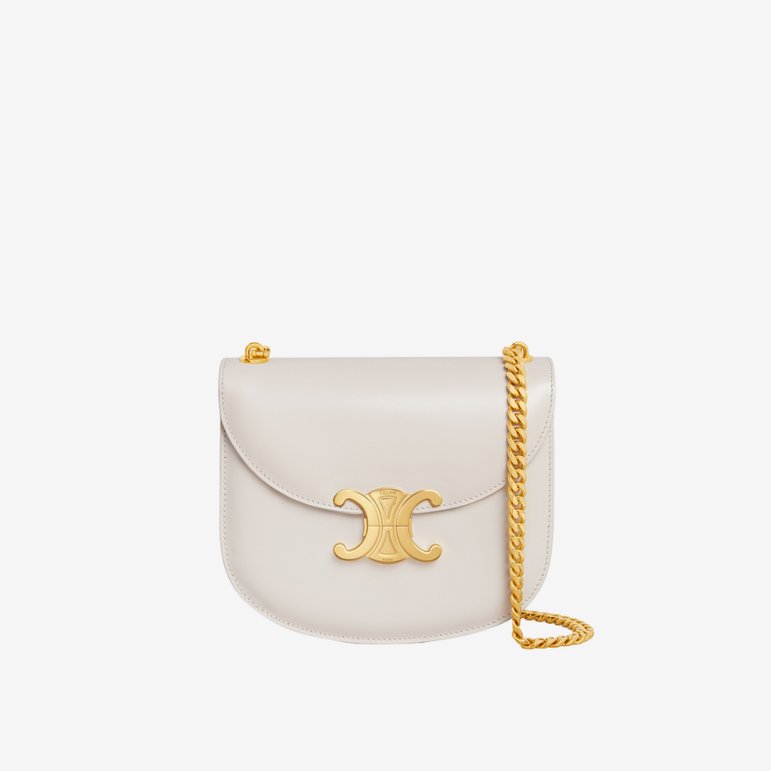 셀린느 샤이니 카프스킨 틴 베사체 트리옴페 체인 라이스