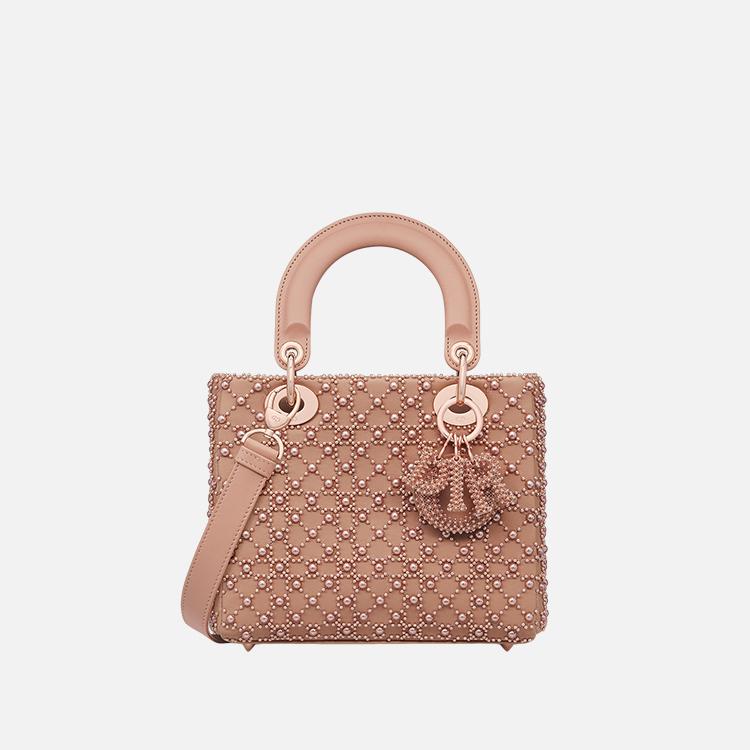 디올 LADY DIOR Rose des Vents 스몰 백