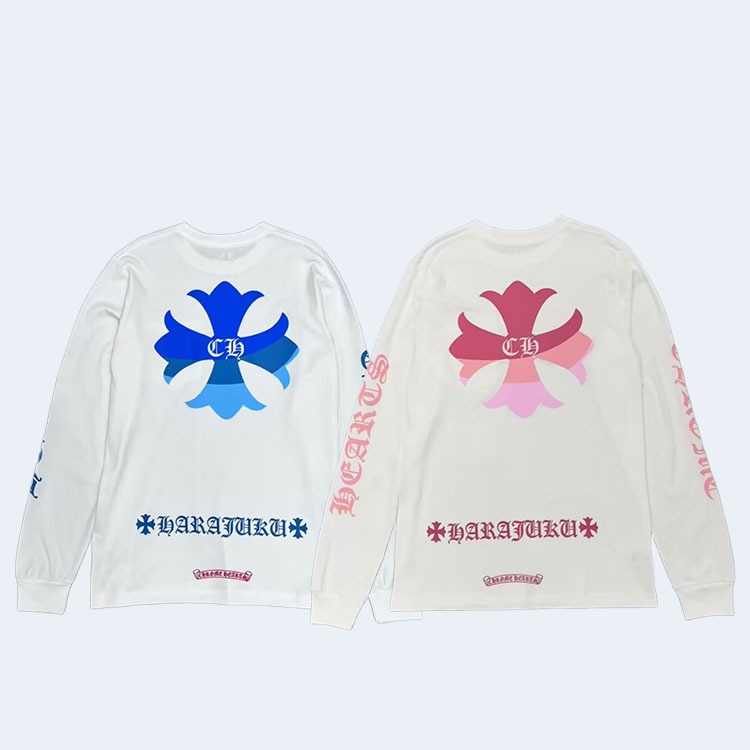 크롬하츠 하라주쿠 익스클루시브 롱 슬리브 티셔츠(2color)