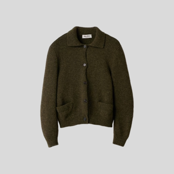 미우미우 울 가디건