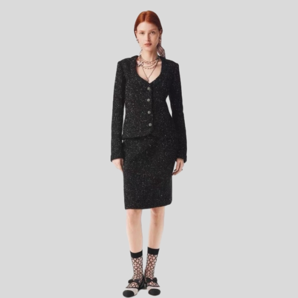 샤넬 트위드 자켓