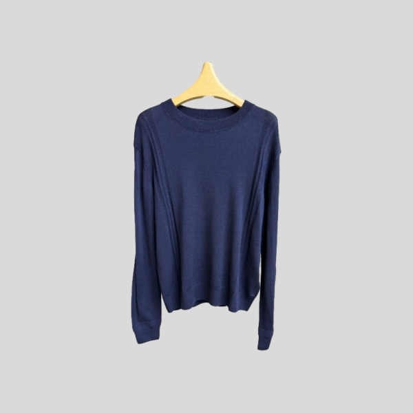 미우미우 블루 울 스웨터