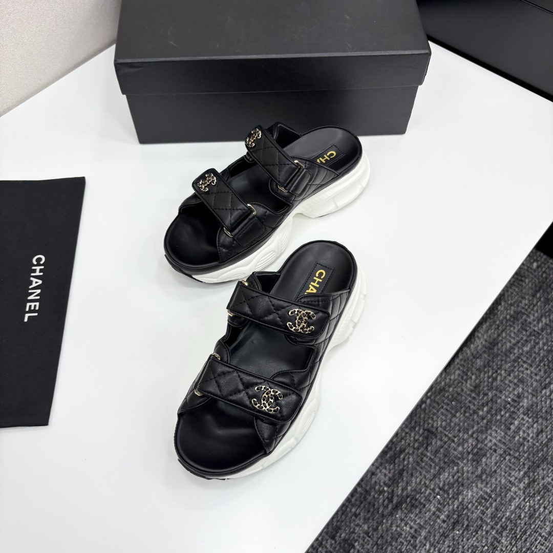 샤* 2025 봄여름 최신 벨크로 비치샌들