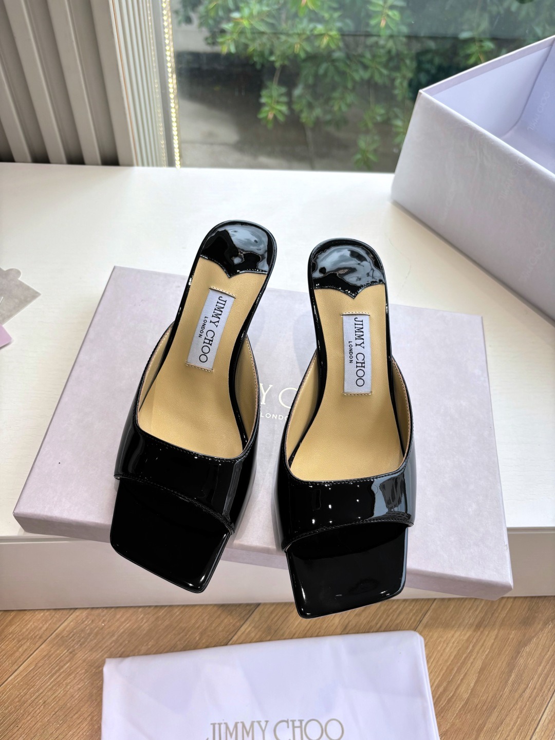 지*추 위클리 클래식 힐 슬리퍼