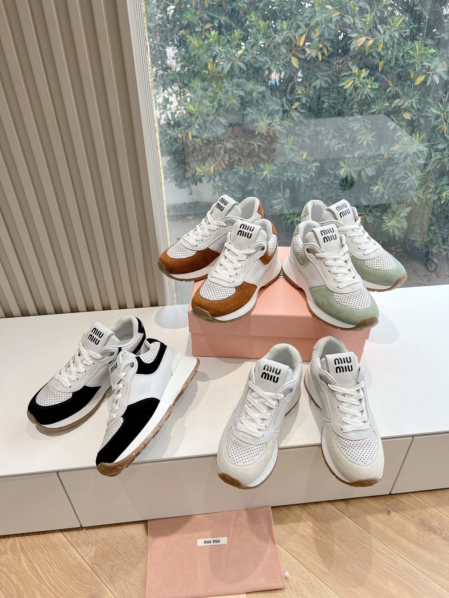 미*미* 스트랩 통굽 스니커즈