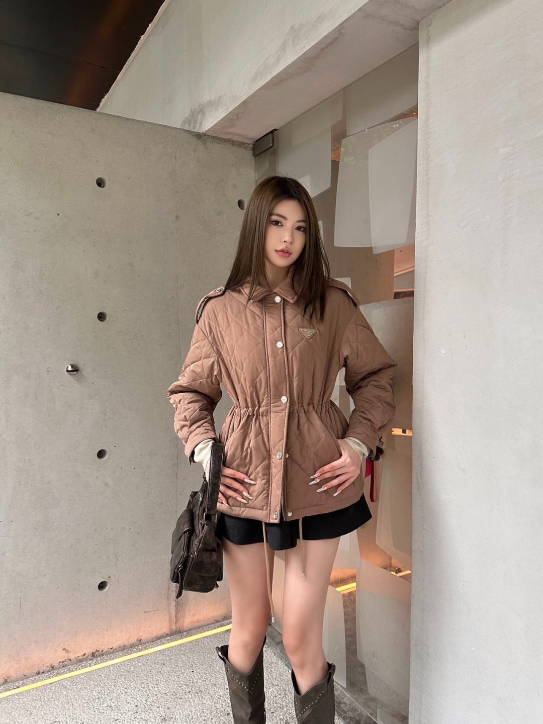 프*다 25 신상 퀼팅 패딩 재킷