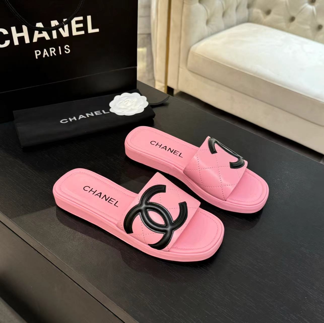 샤* 클래식 빈티지 슬리퍼