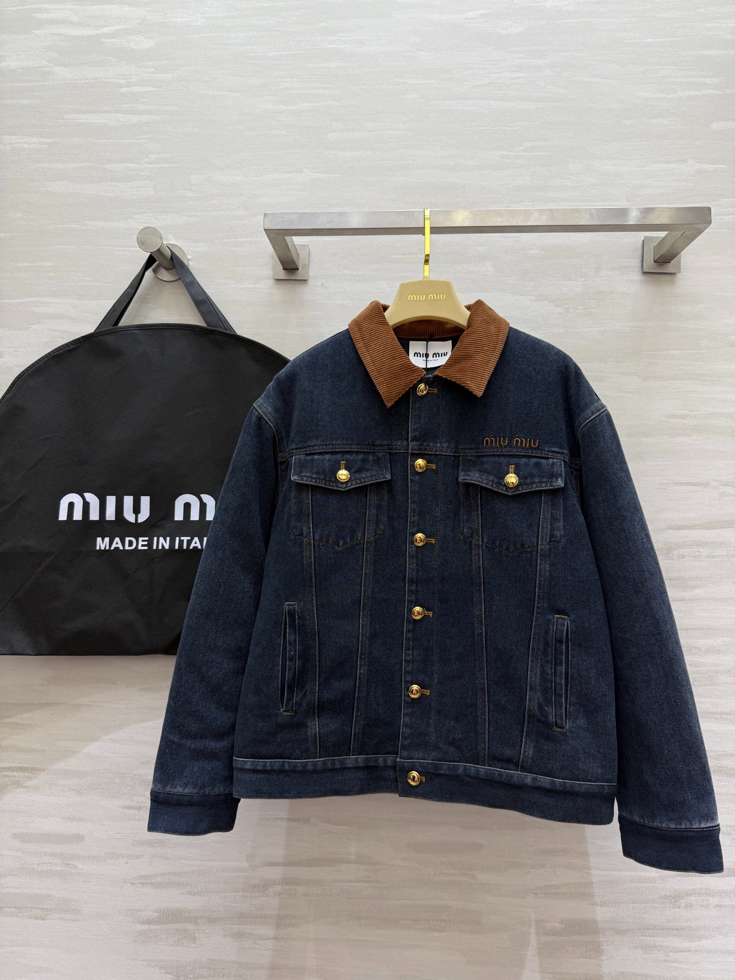 미*미* 신상 패딩 데님 코듀로이 터틀넥 자켓