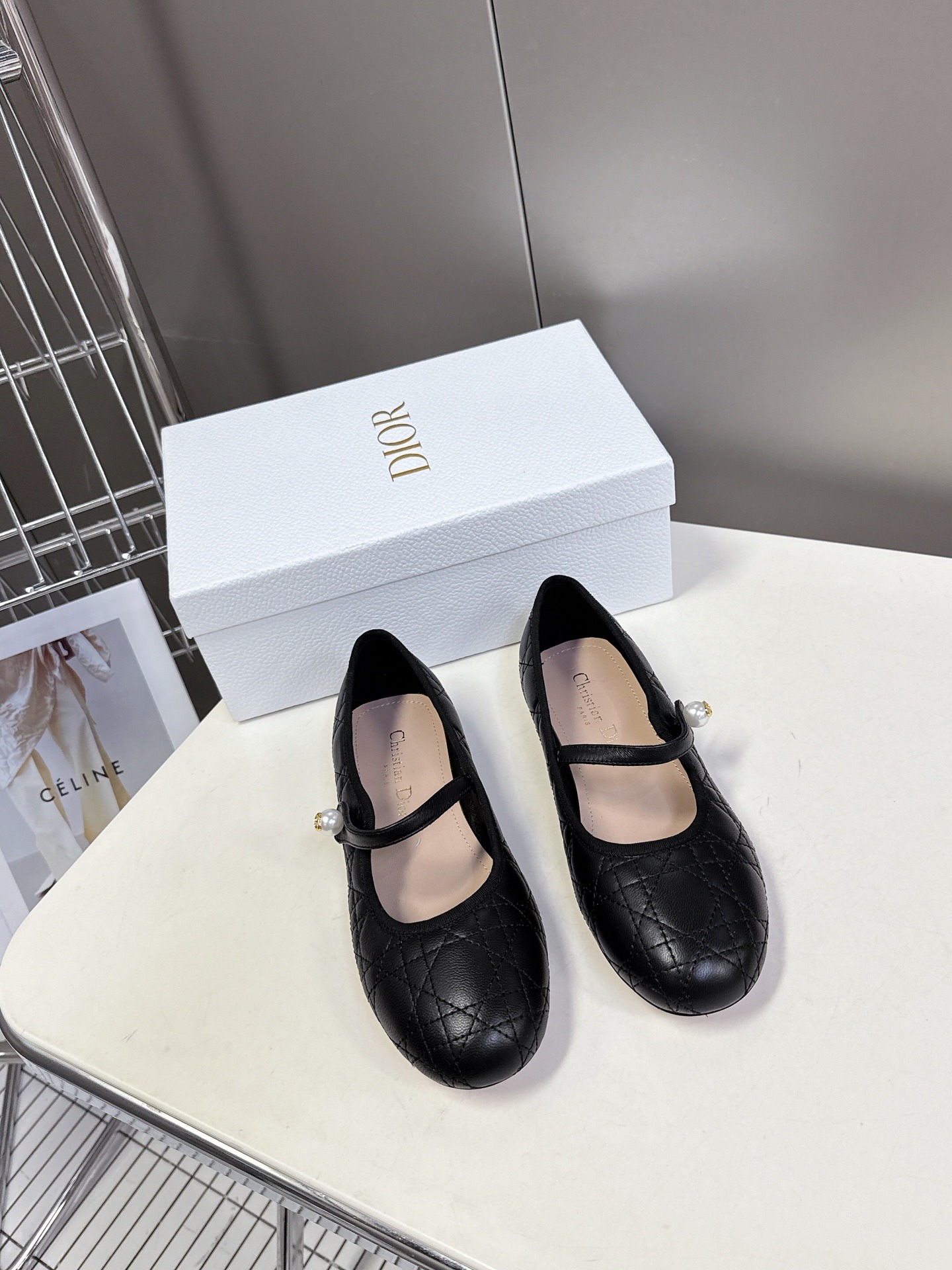 디* 클래식 진주 메리제인 슈즈