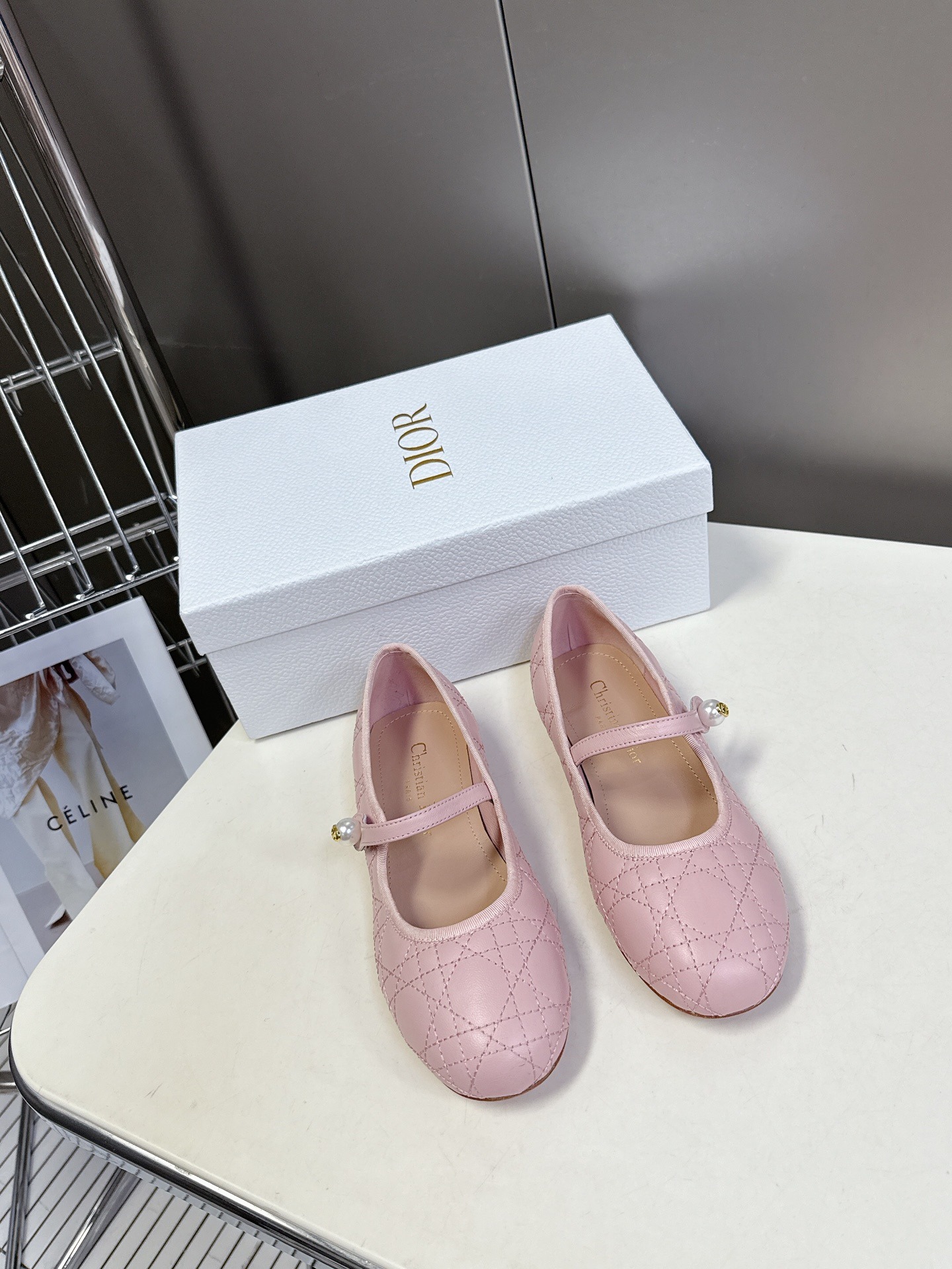 디* 클래식 진주 메리제인 슈즈