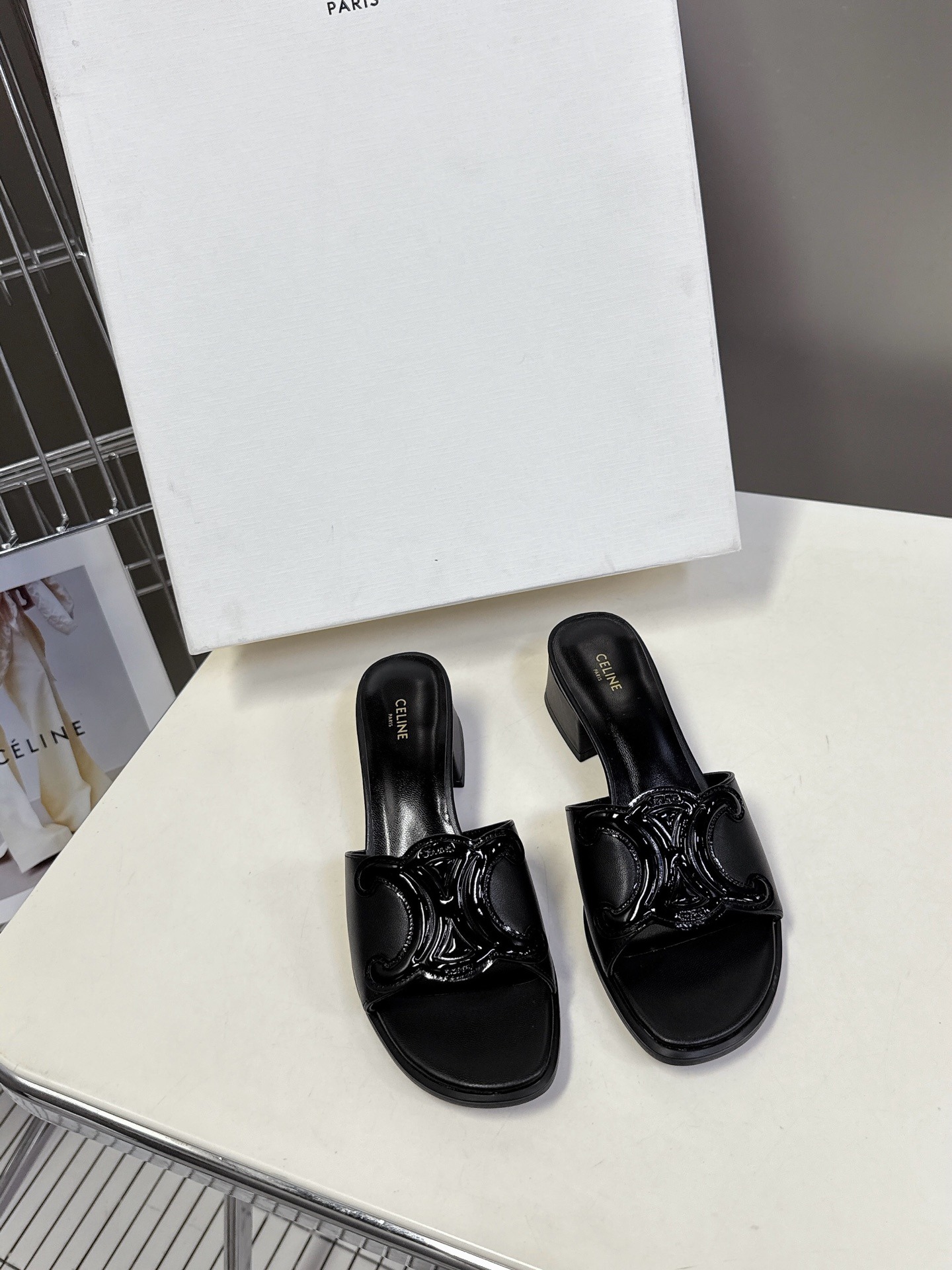 셀*느 봄여름 신상 통굽 뮬러 슈즈