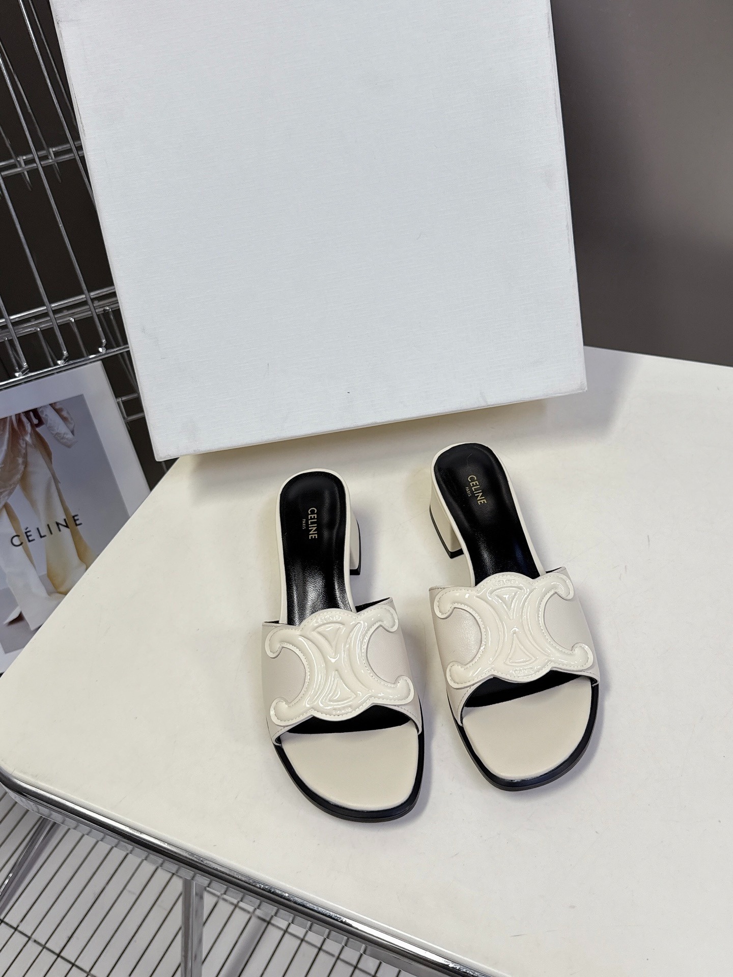 셀*느 봄여름 신상 통굽 뮬러 슈즈