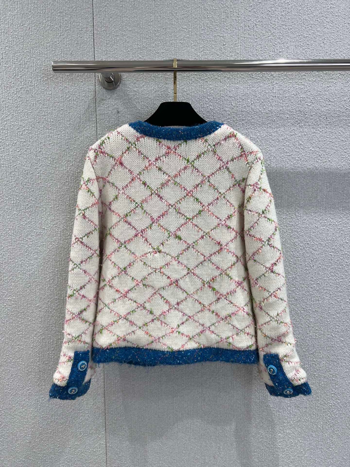 샤* 신상 체크 니트 카디건