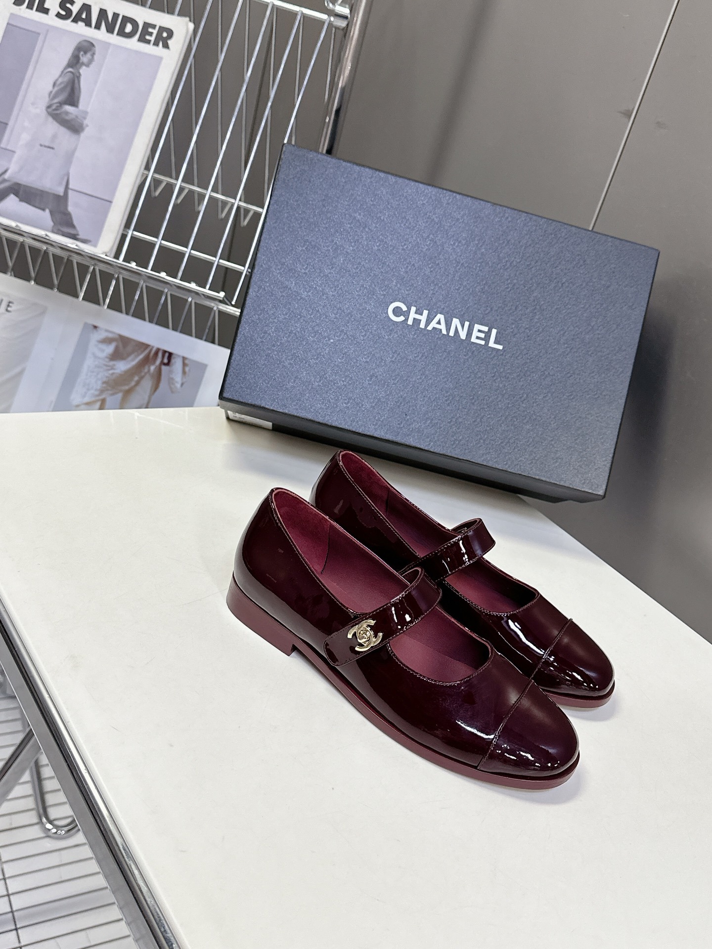 샤* 클래식 메리제인 플랫 슈즈