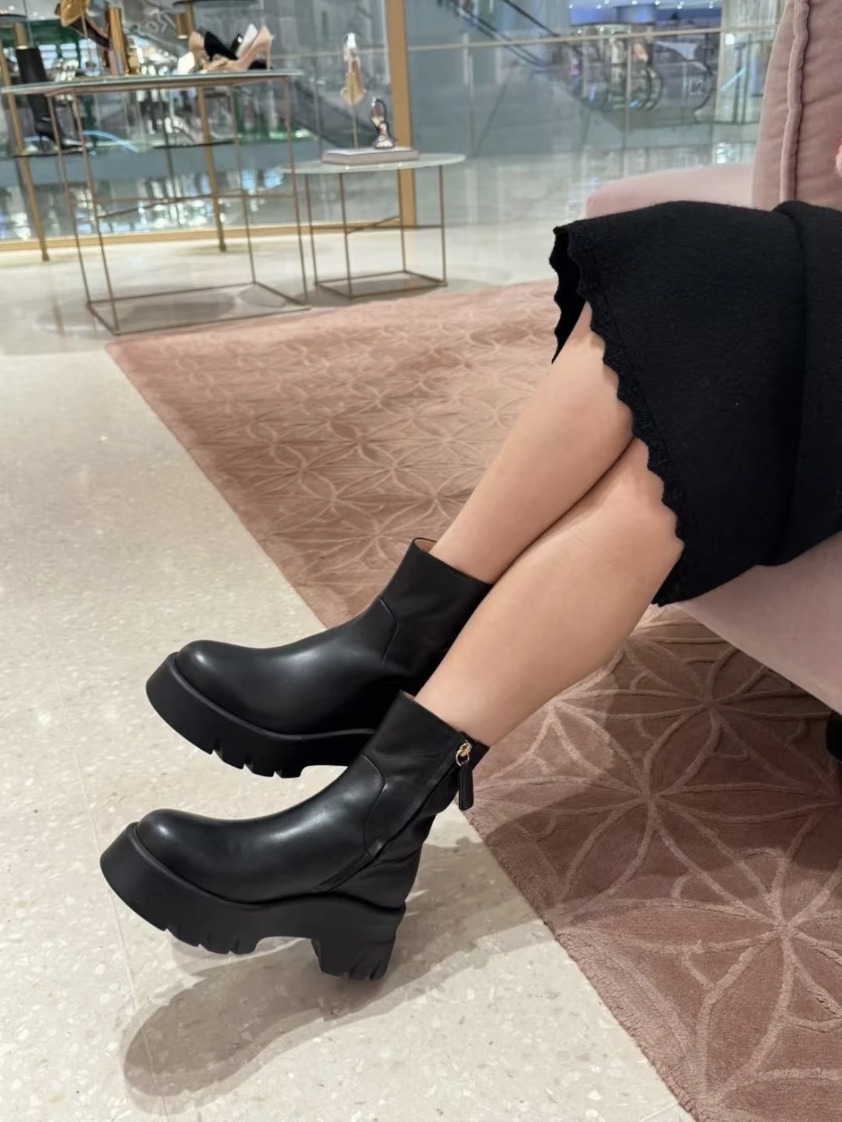 지*비토로시 25s 신상 로시 GR 통굽 앵클부츠