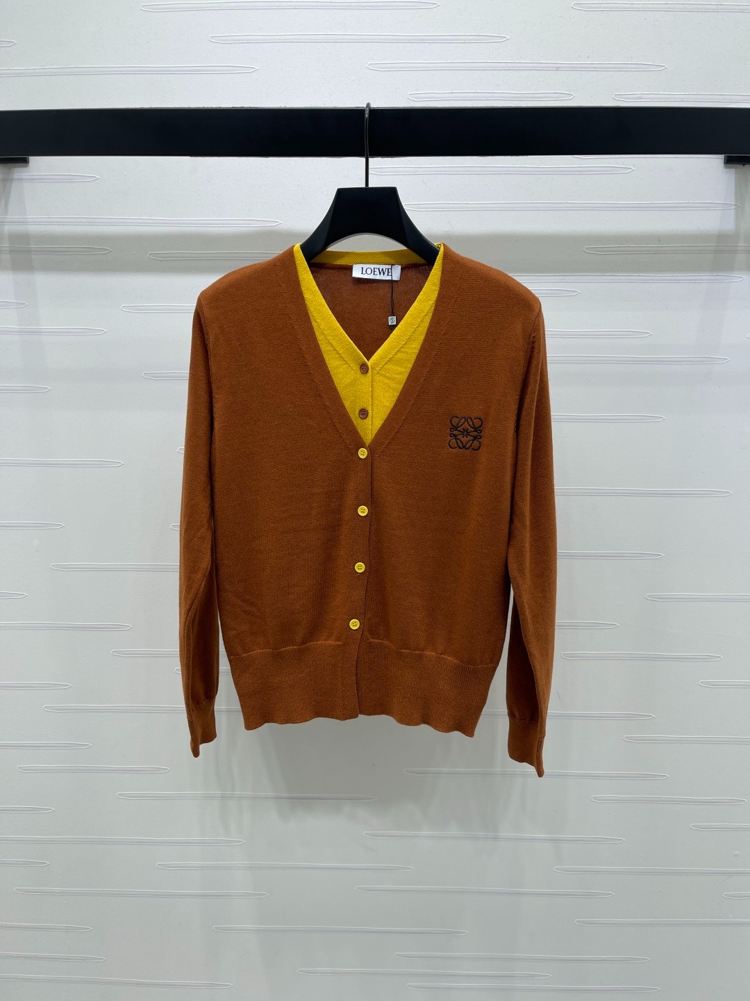 로*베 25 신상 페이크 니트 카디건