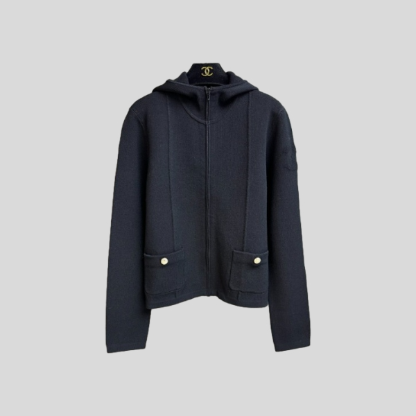 샤넬 집업 후드 가디건
