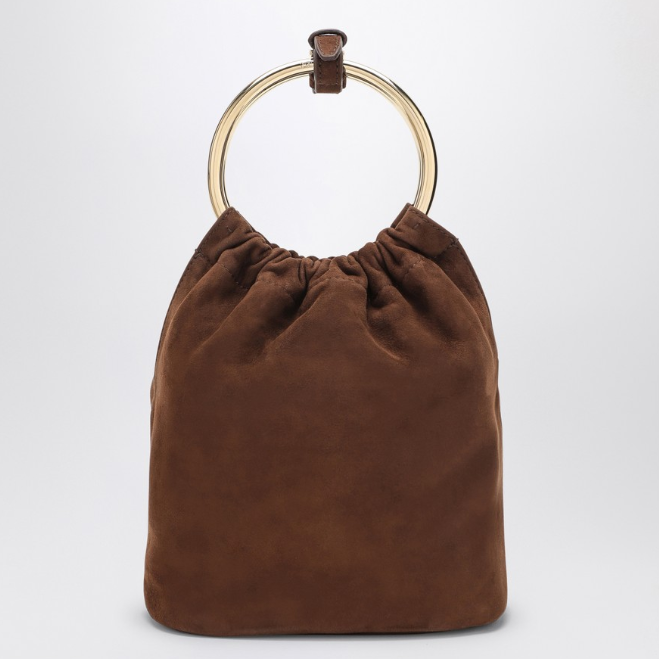 프라다 스웨이드 미니 버킷백