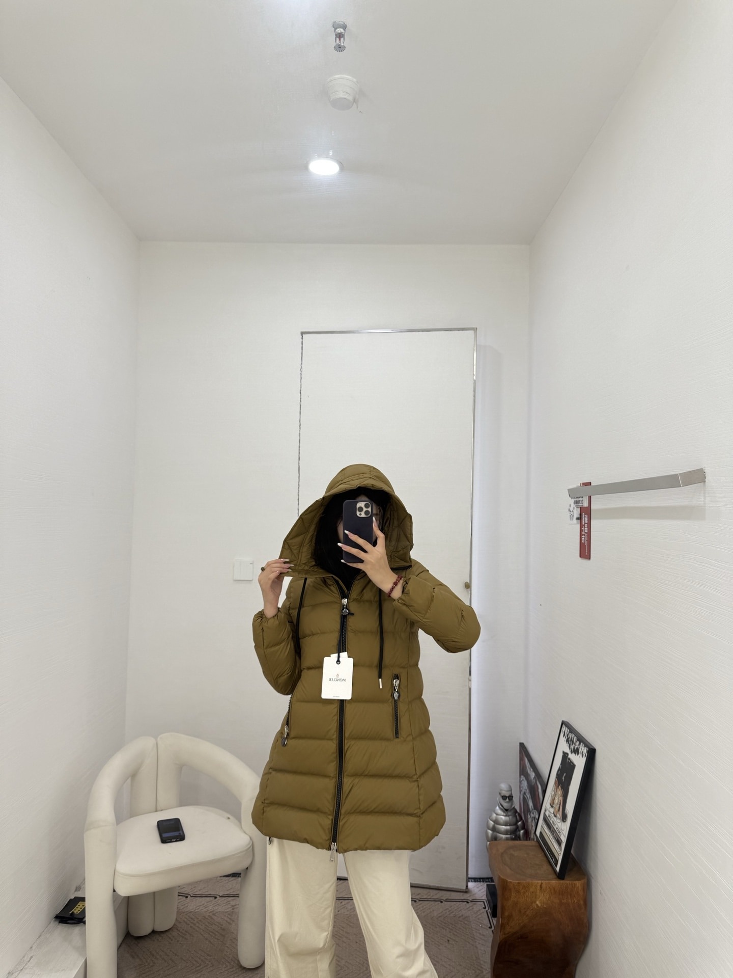 몽*레르 신상 미디 패딩