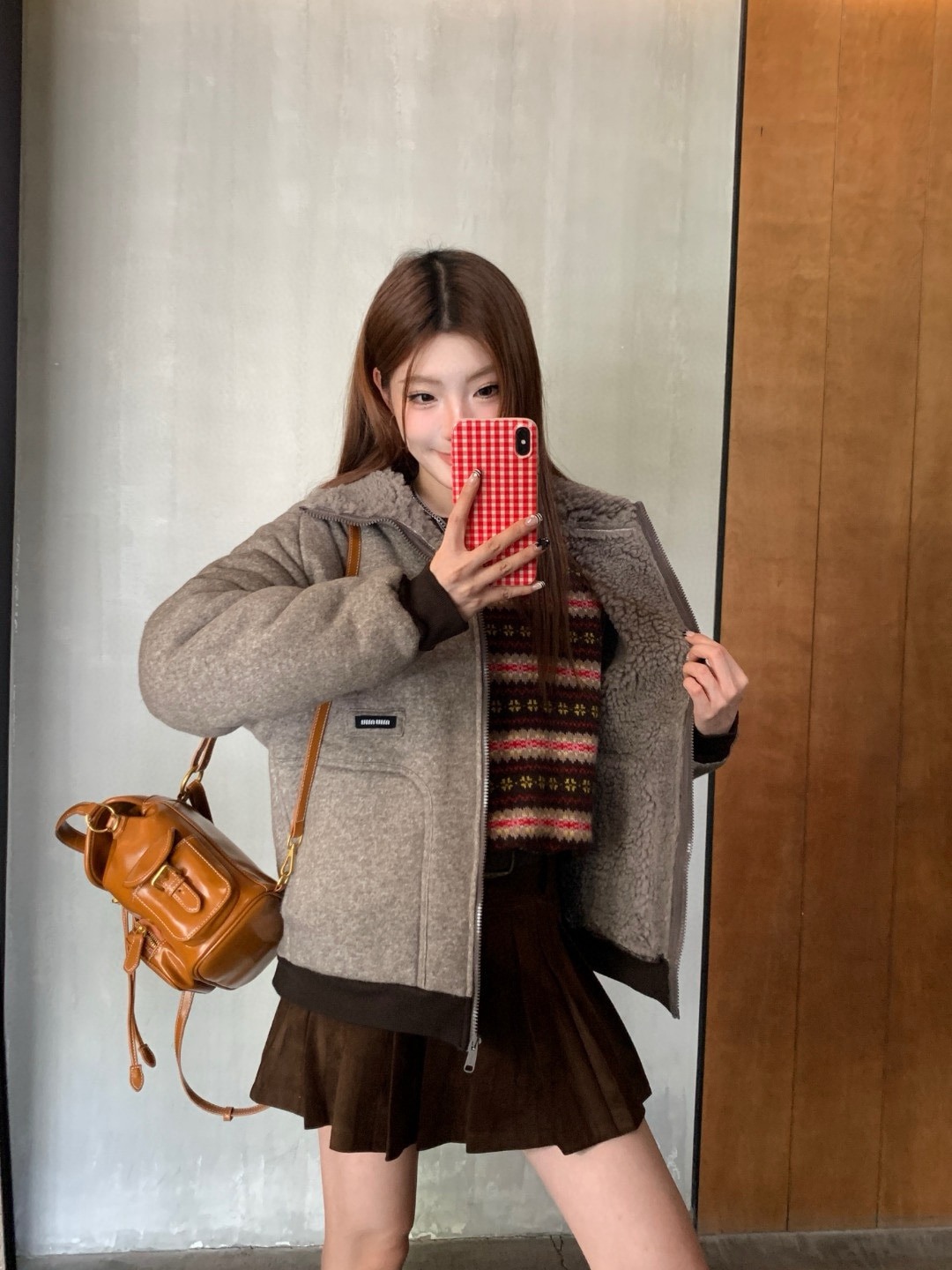 미*미* 25 신상 플리스 집업 울코트