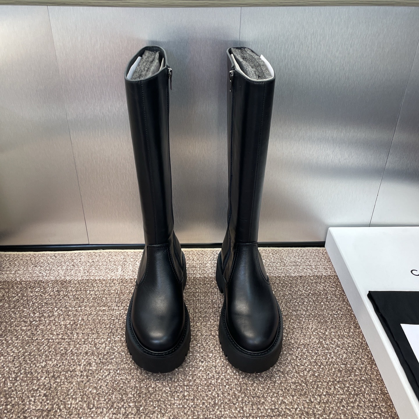 셀*느 25 신상 사이드지퍼 롱부츠