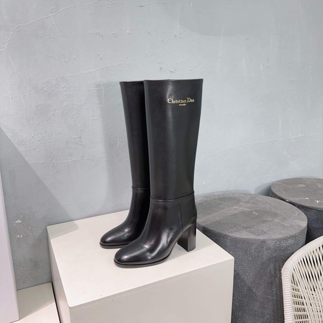디* 25ss 신상 스틸레토 힐 라이더 부츠