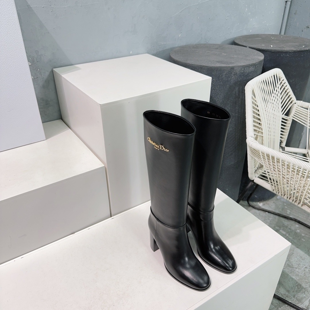 디* 25ss 신상 스틸레토 힐 라이더 부츠