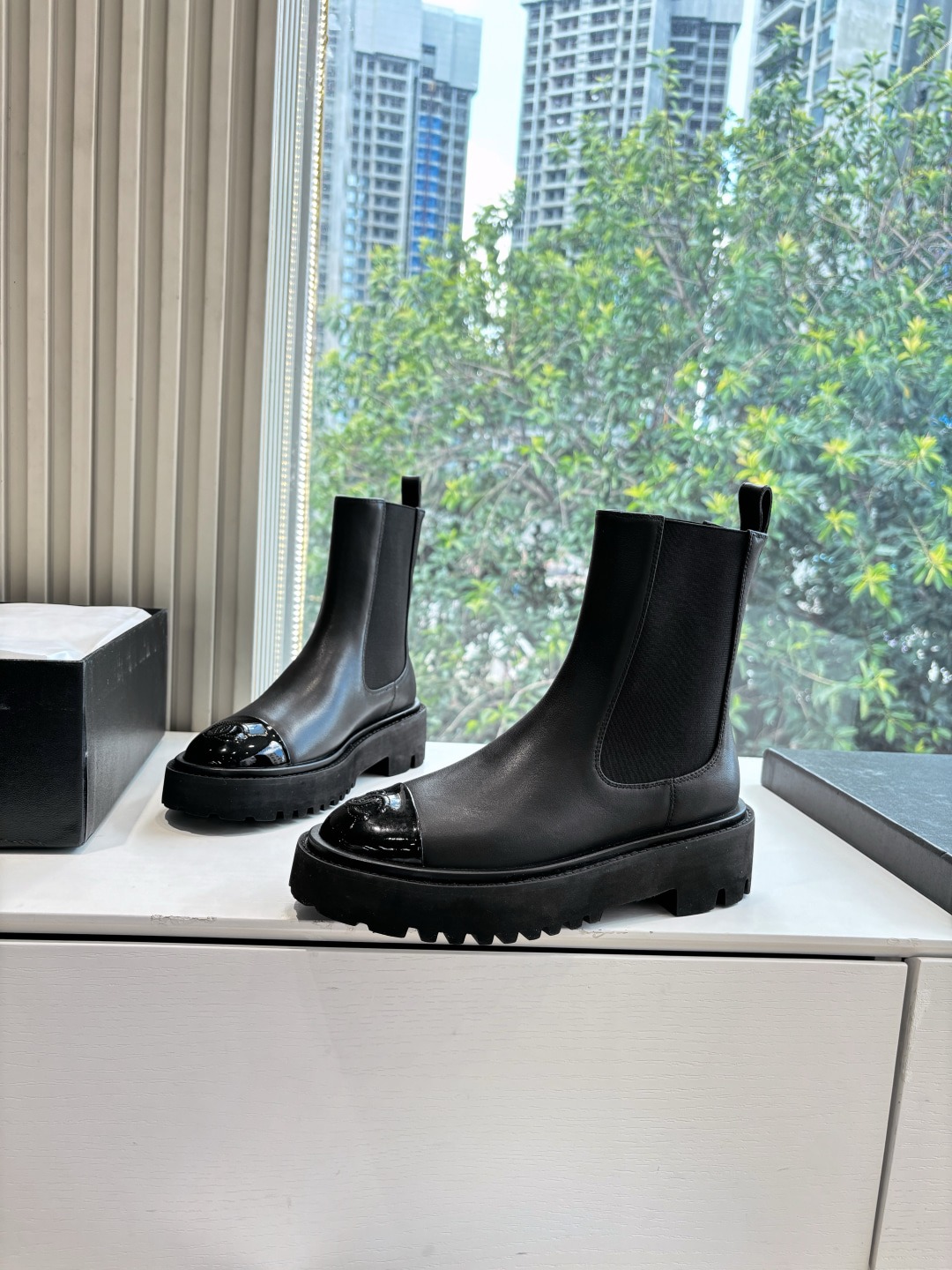 샤* 신상 첼시 앵클 부츠