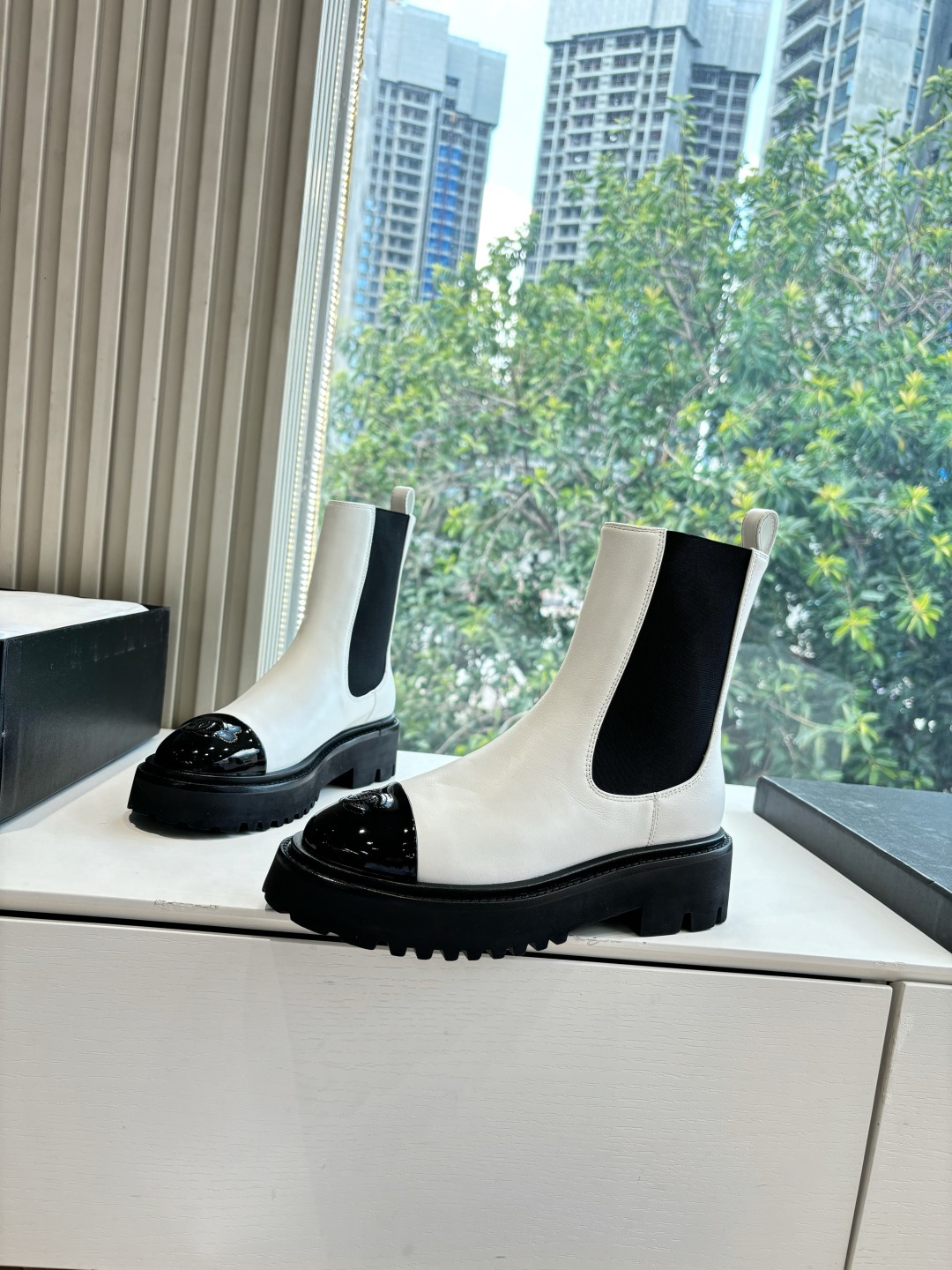 샤* 신상 첼시 앵클 부츠