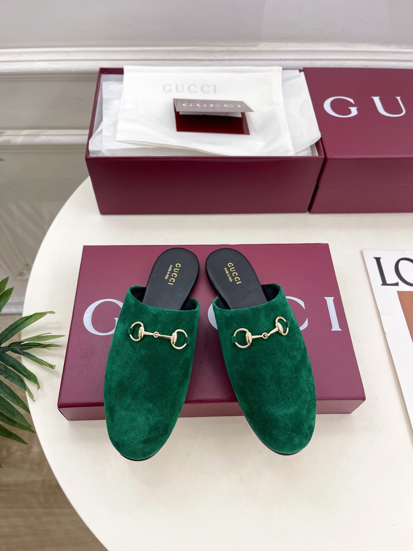 구* 신상 클래식 세미슬리퍼