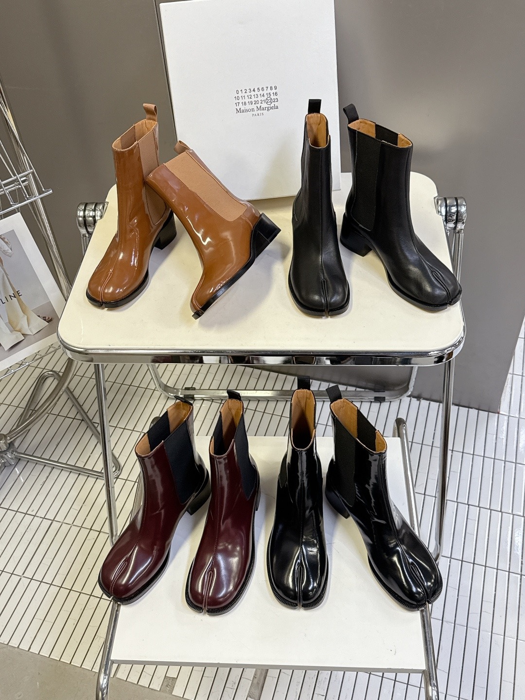 메*마르지엘라 신상 빈티지 앵클부츠