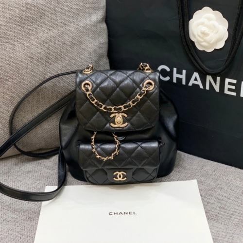 샤넬 듀마 원포켓 스몰 백팩 AS2908