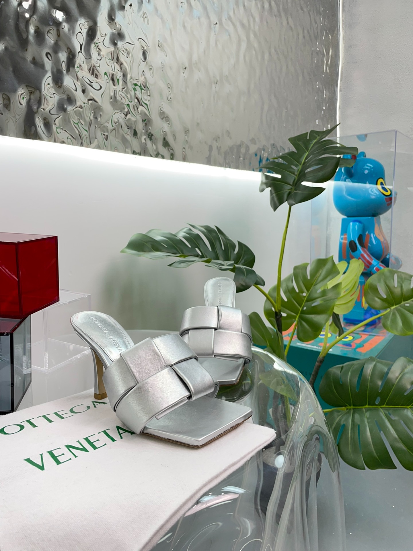 보*가베네타 PATCH 힐 슬리퍼