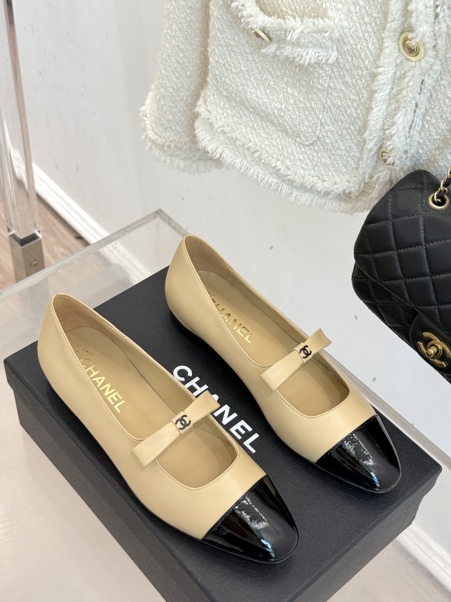 샤* 25P 신상 더블C 리본 메리제인 슈즈