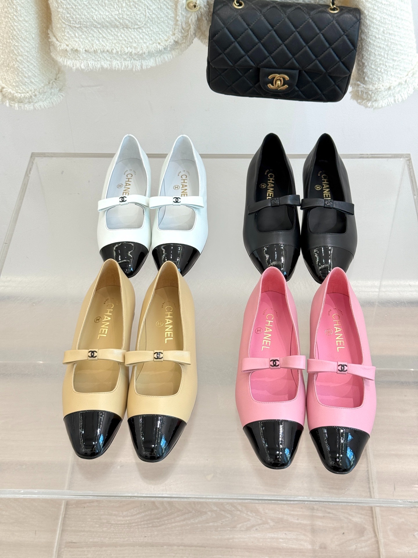 샤* 25P 신상 더블C 리본 메리제인 슈즈