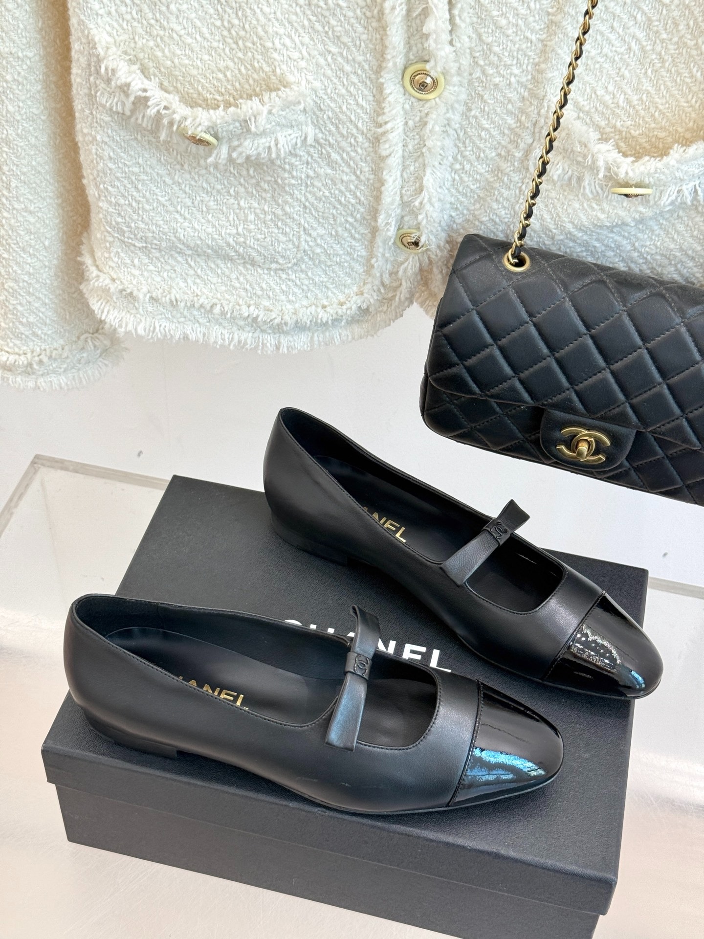 샤* 25P 신상 더블C 리본 메리제인 슈즈