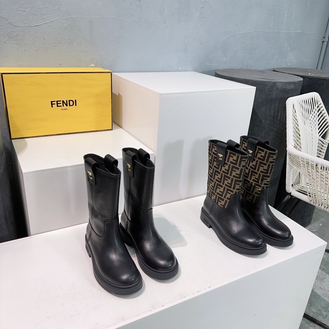 펜* 25ss 가을/겨울 클래식 샴브레이 앵클부츠