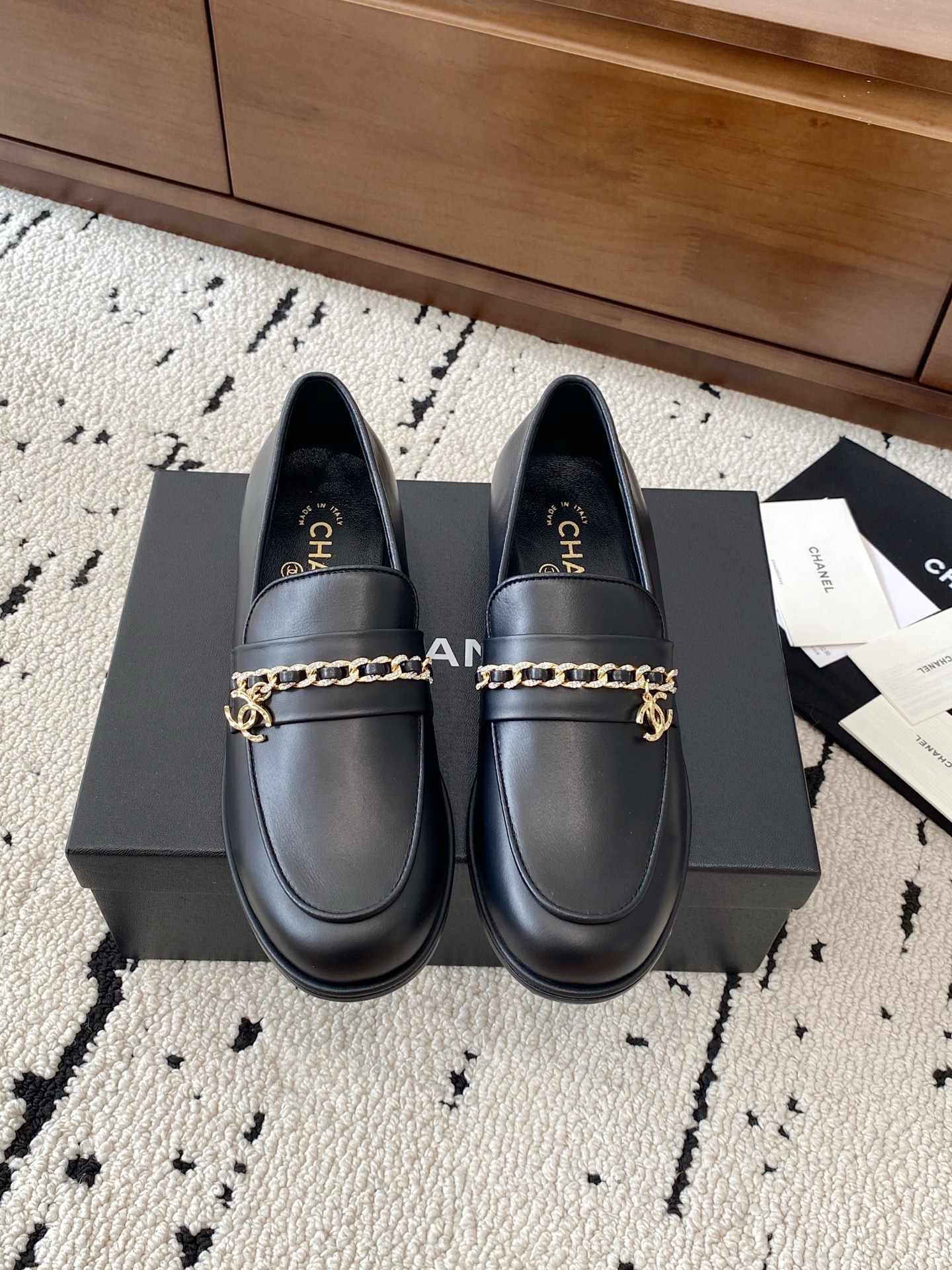 샤* 25C 신상 체인 힐 로퍼