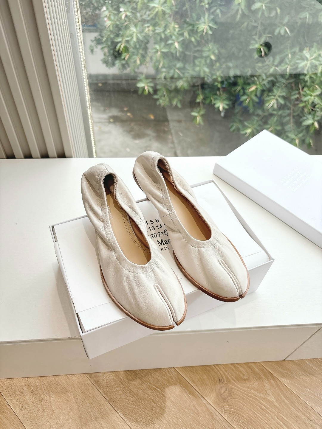 메*마르지엘라 발레리노 메리제인 플랫 슈즈