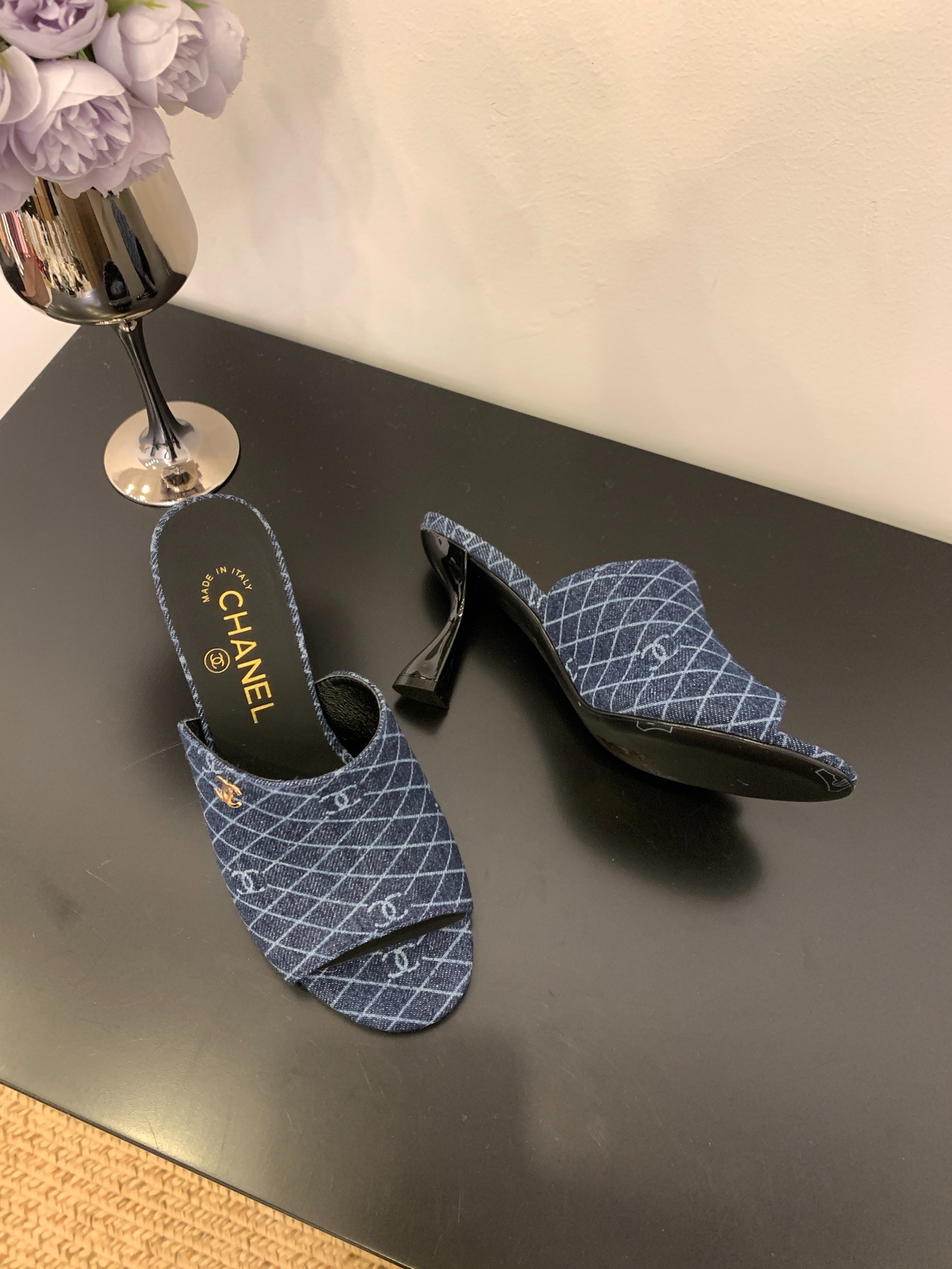 샤* 25 신상 일자 와인잔굽 슬리퍼