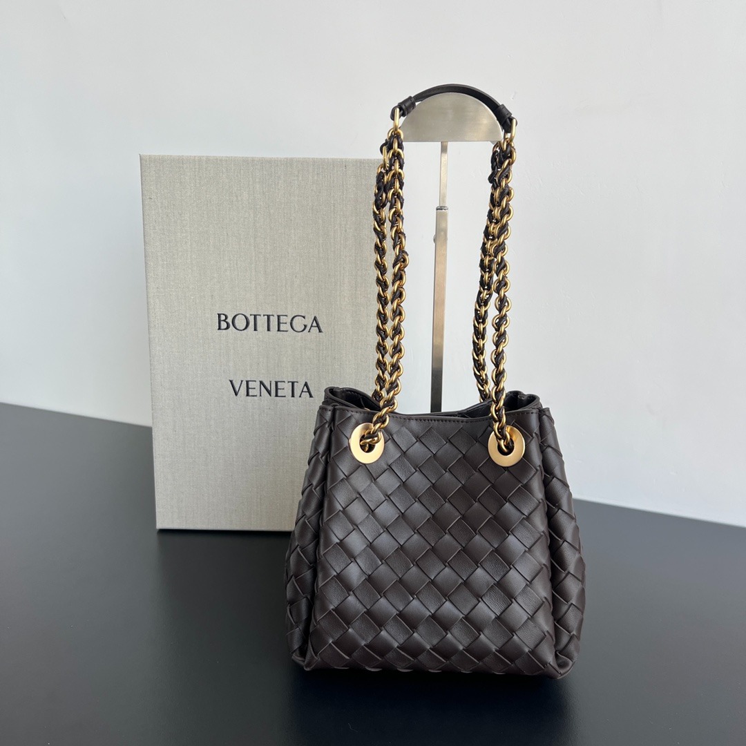 보*가 베네타 스몰 체인 파라슈트 백