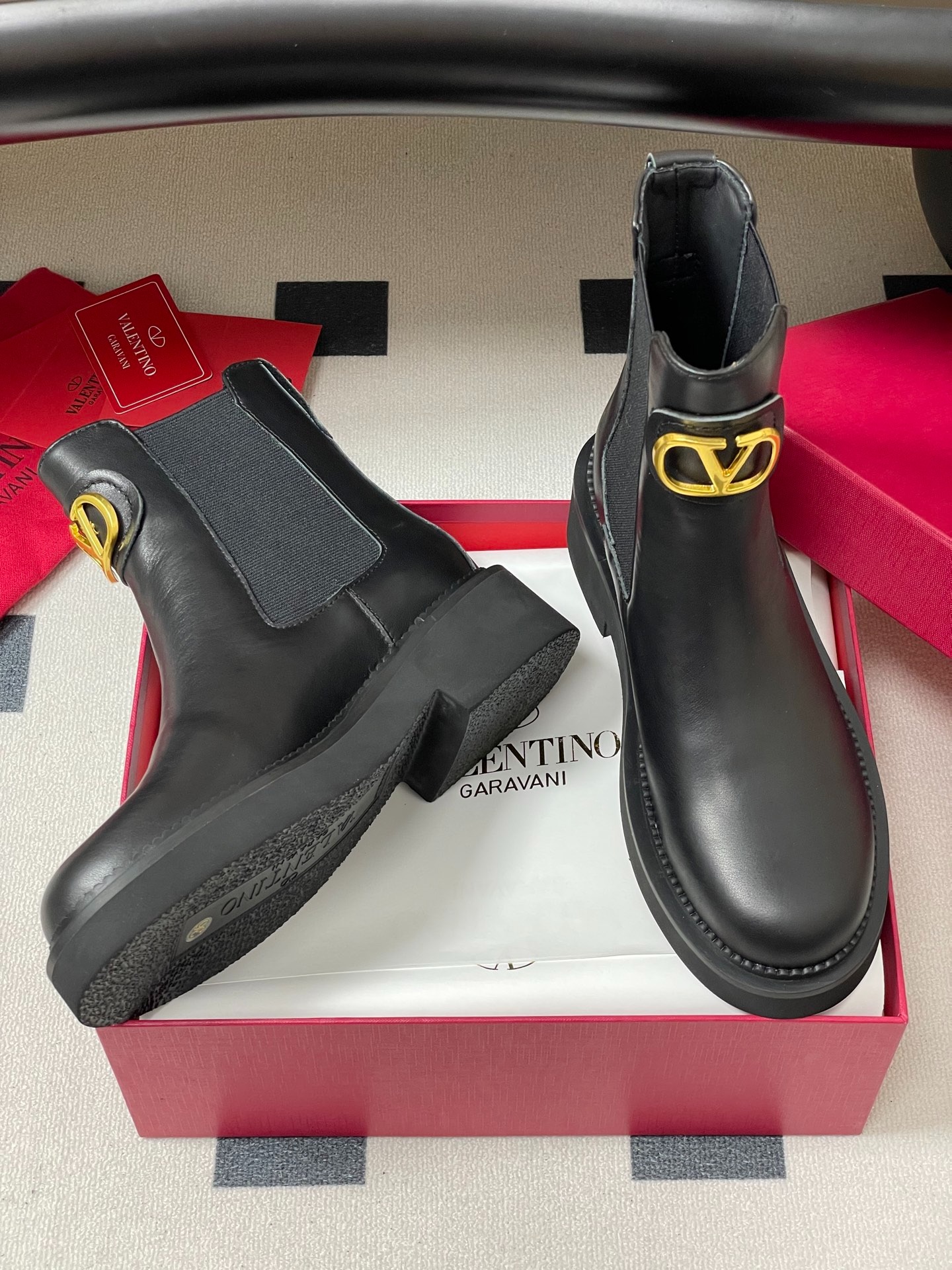 발*티노 25 가을겨울 신상 통굽 앵클부츠