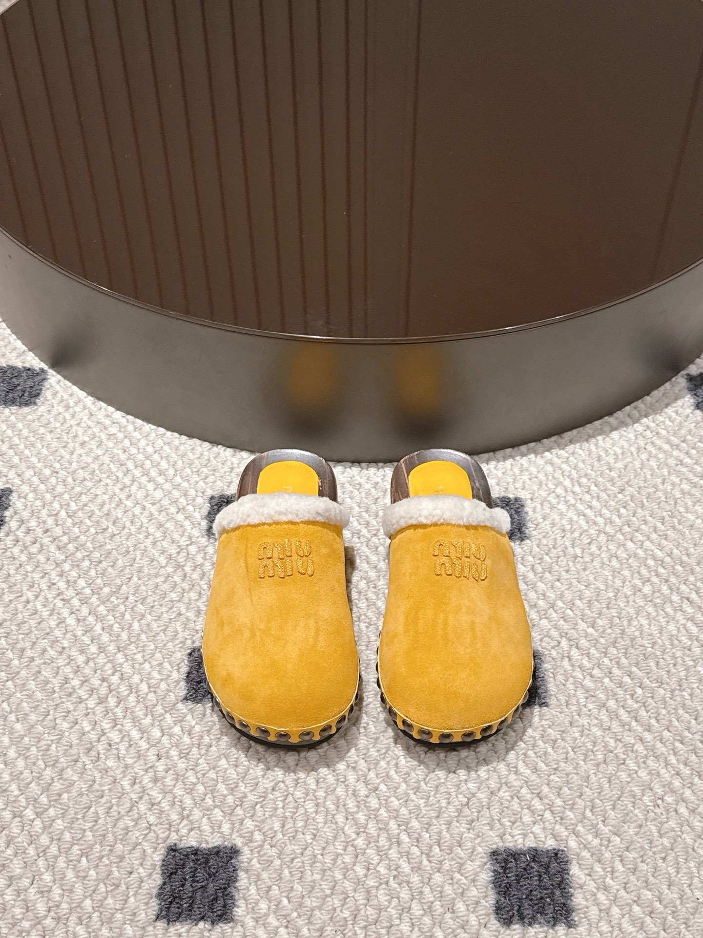 미*미* 울 슬리퍼 스웨이드 반팩