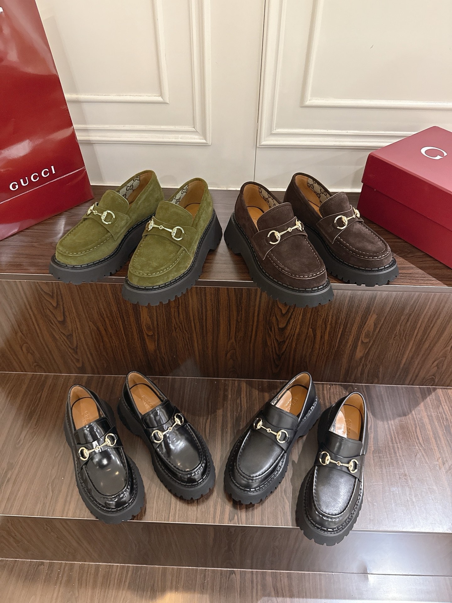 구* 호크 스트랩 통굽 로퍼