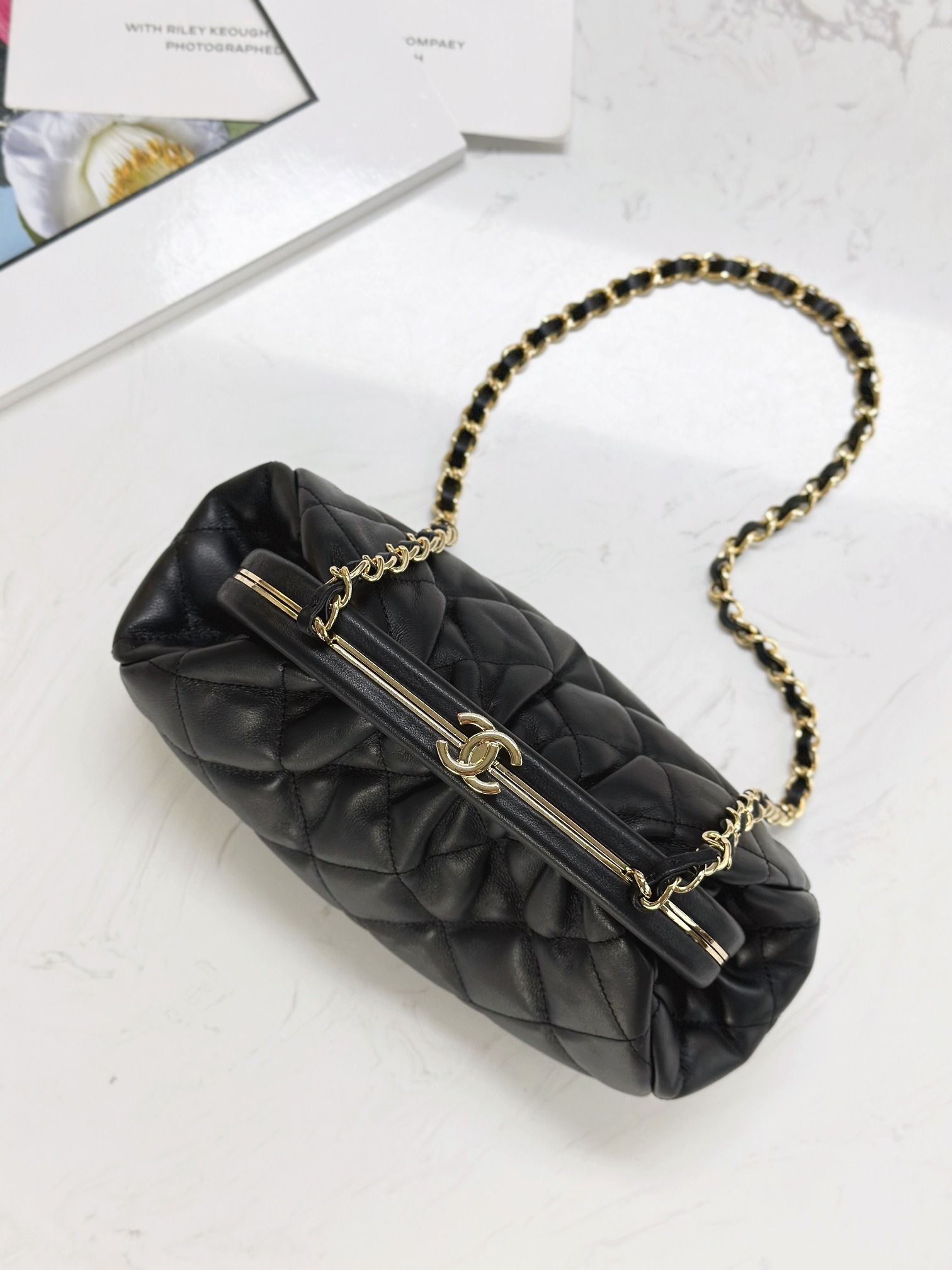 샤넬 램스킨 케이스 백