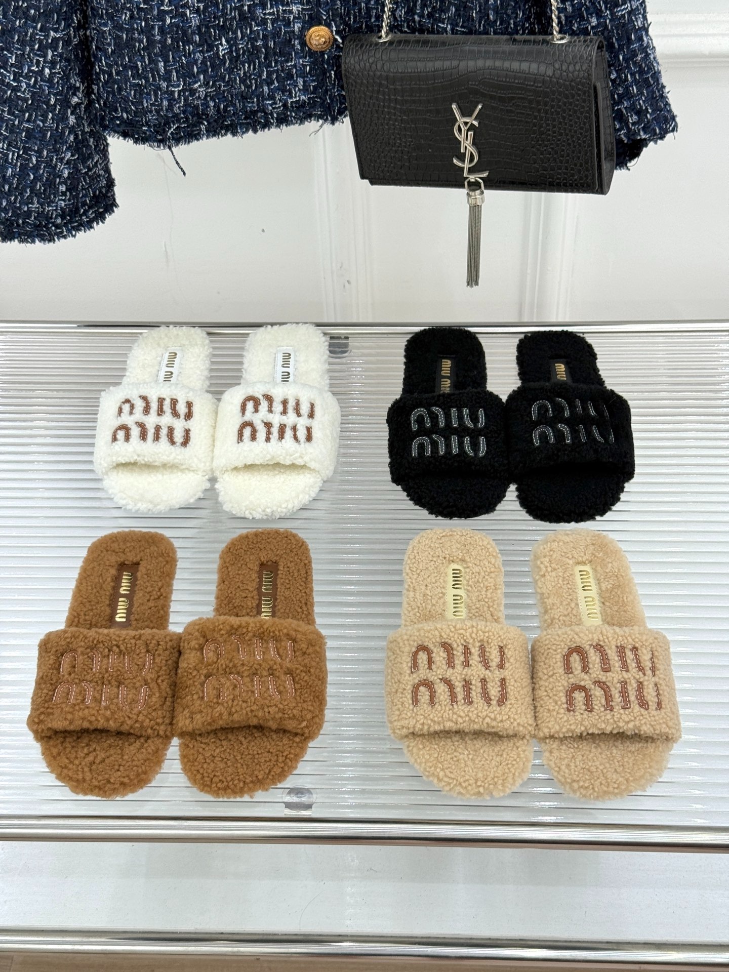 미*미* 25WF 신상 레터링 슬리퍼