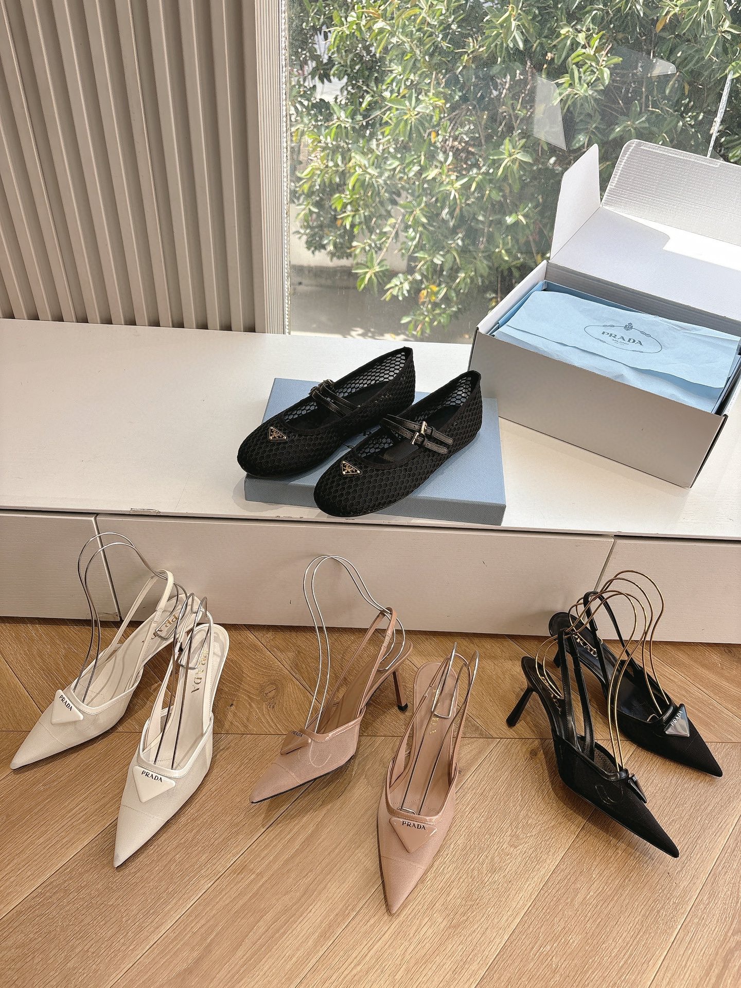 프*다 2025 신상 메리제인 망사 샌들 단화