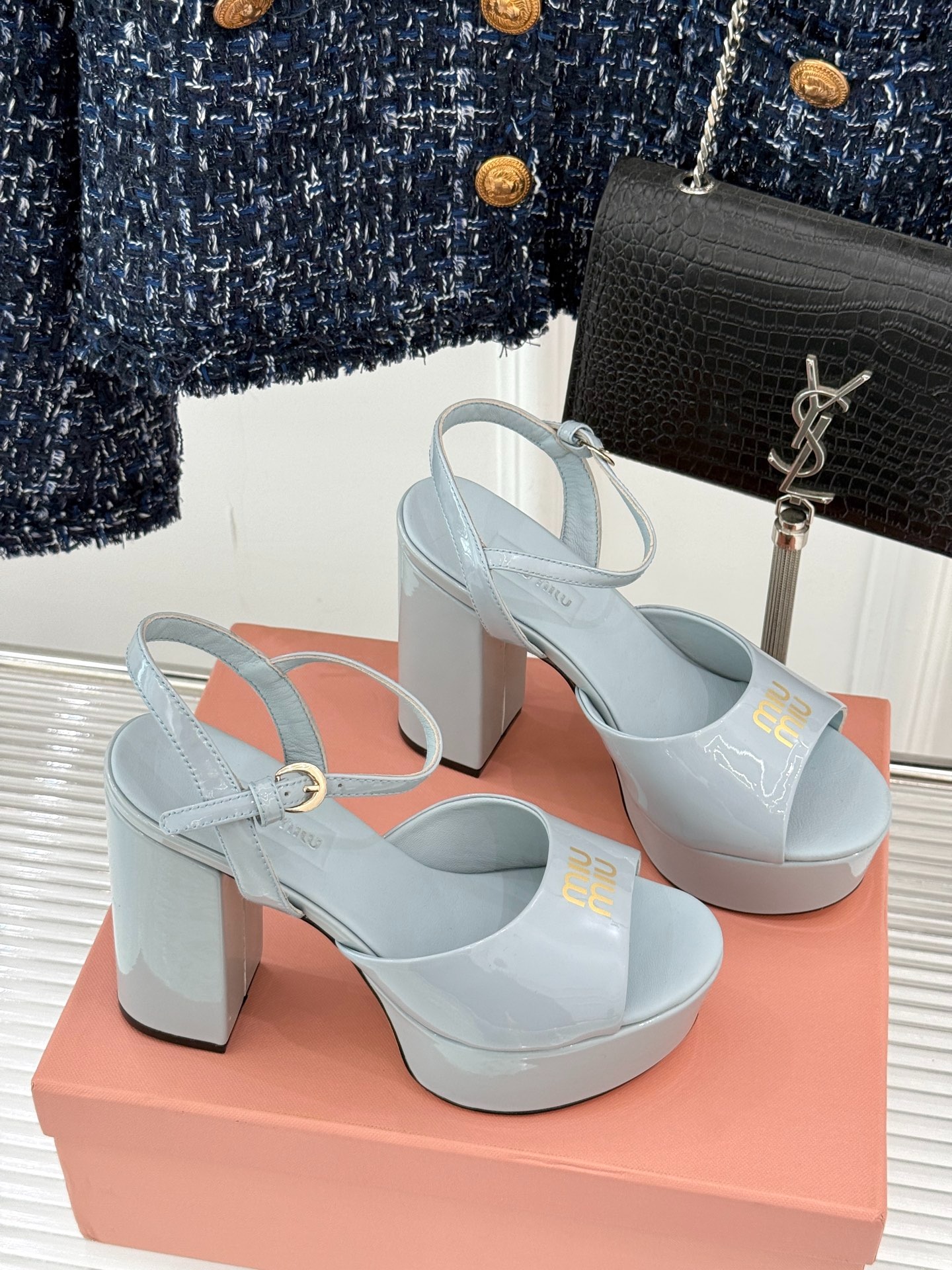 미*미* 25s 봄여름 신상 통굽 샌들