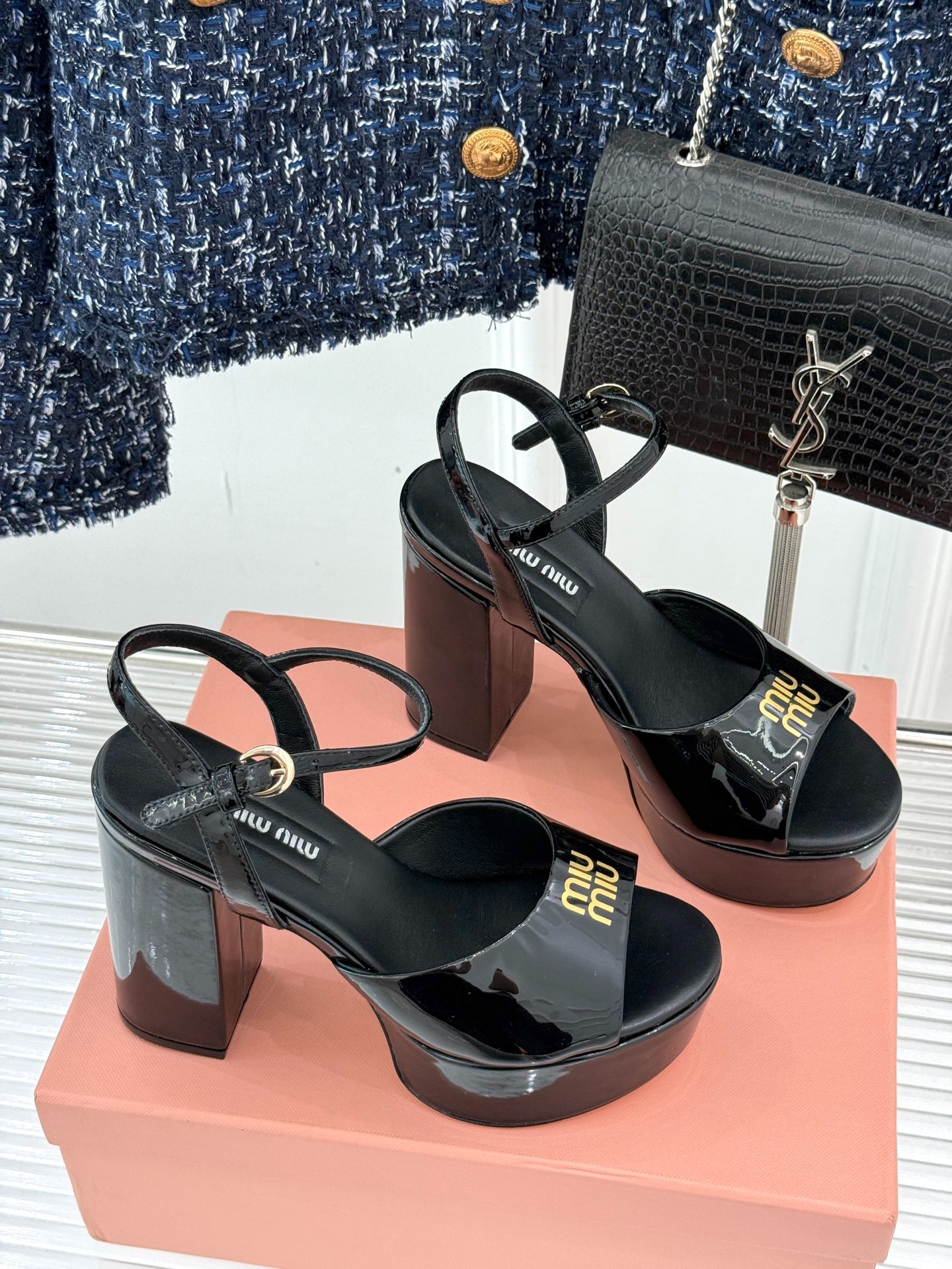 미*미* 25s 봄여름 신상 통굽 샌들