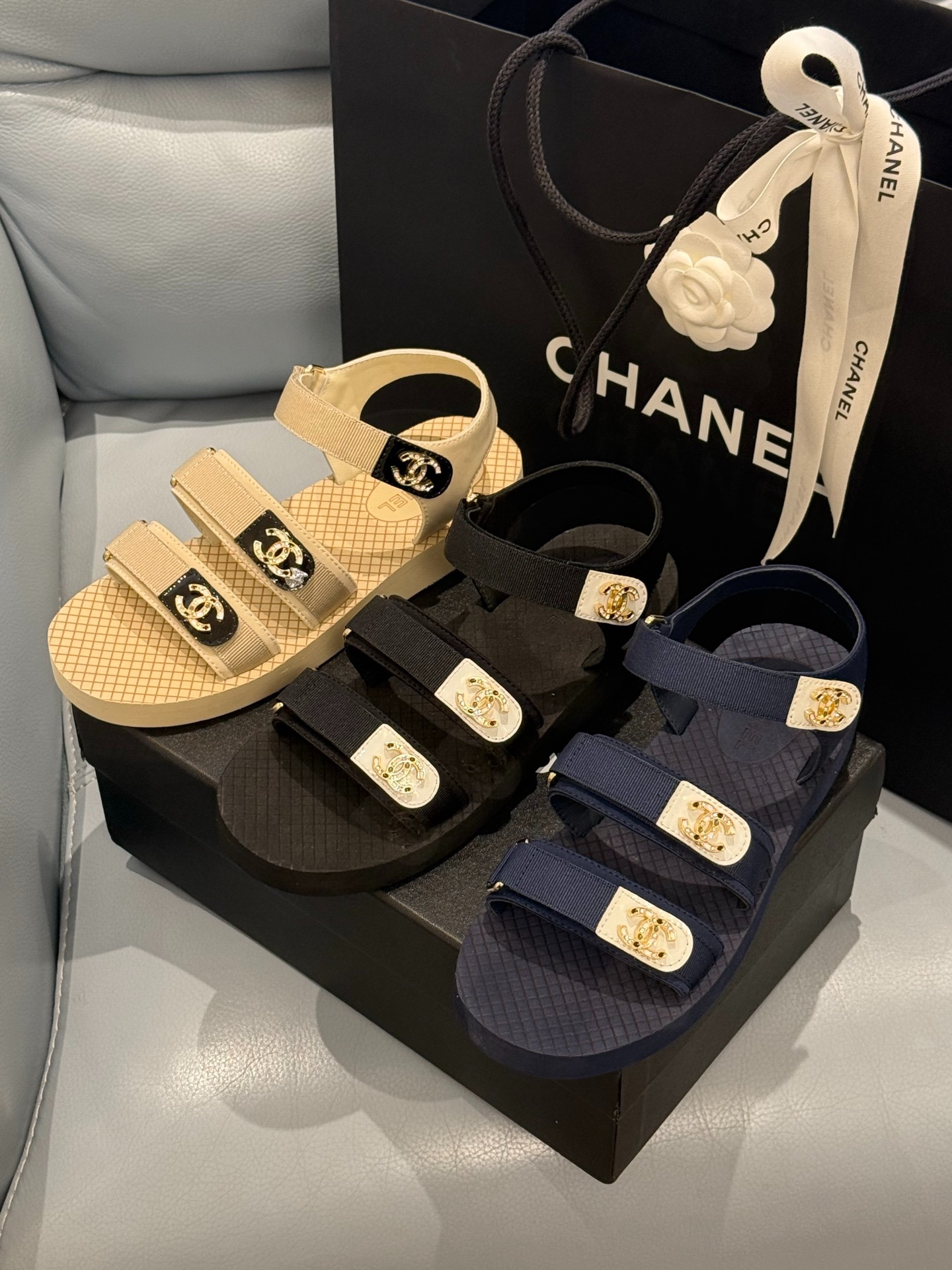 샤* 25 봄여름 벨크로 샌들